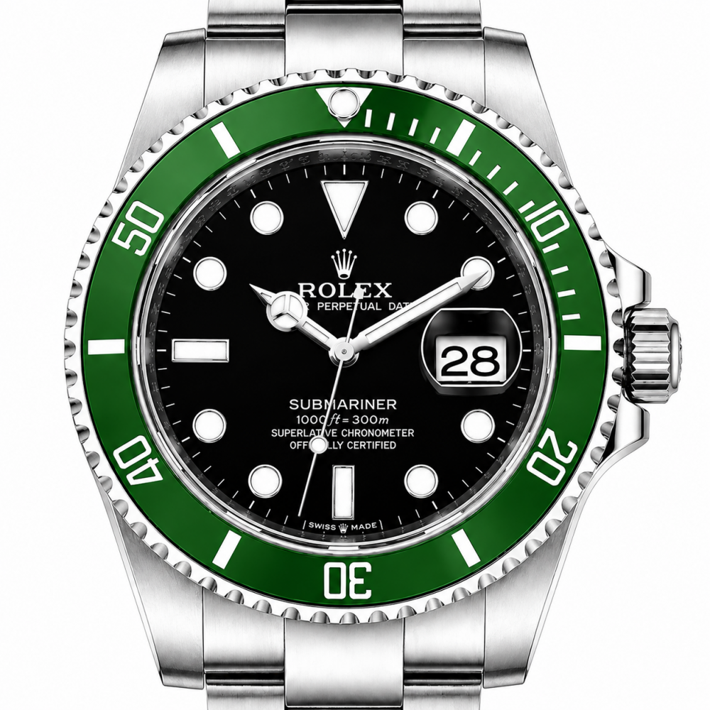 Rolex Submariner Date "Kermit" 40MM 16610LV Black Dial Watch